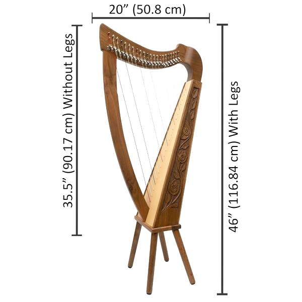Instrument z 46 strunami – harfa czy inny instrument? Jak go rozpoznać