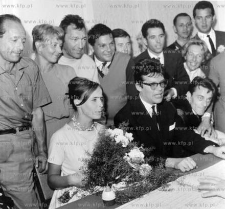 Elżbieta Chwalibóg i Zbigniew Cybulski