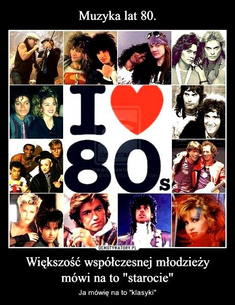 Muzyka lat 80. do tańca
