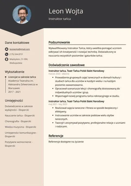 Praca w tańcu