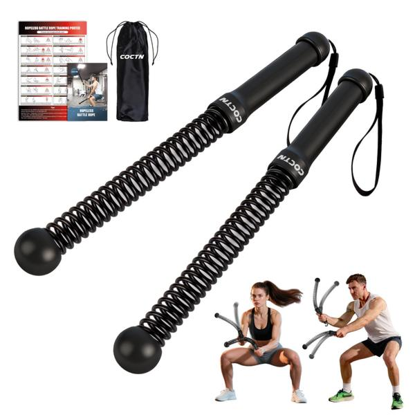 Trening na linach battle rope